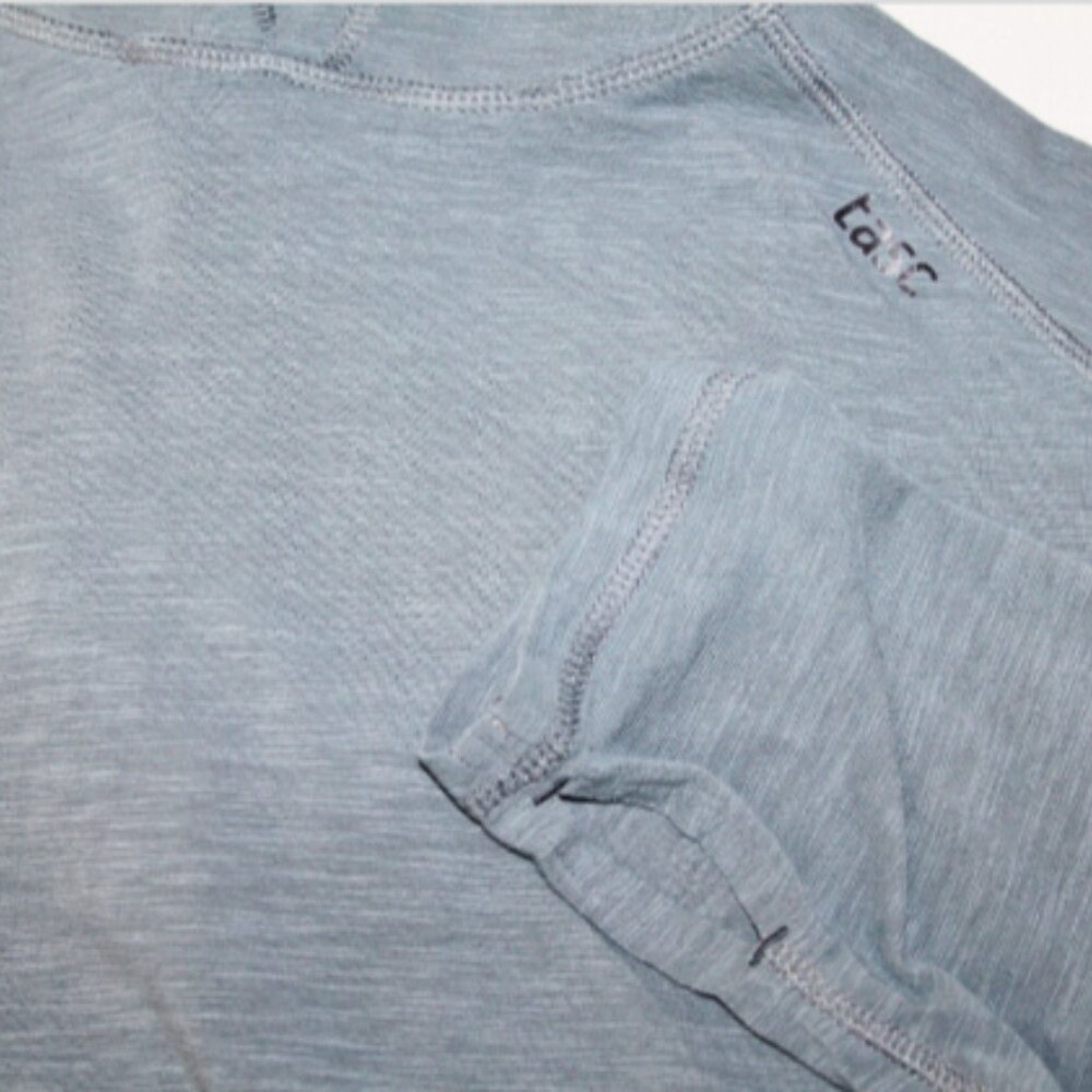 Beautiful TASC Carrollton Lightweight Organic Cotton/Bamboo Hoodie Light Teal XL - Picture 5 of 11